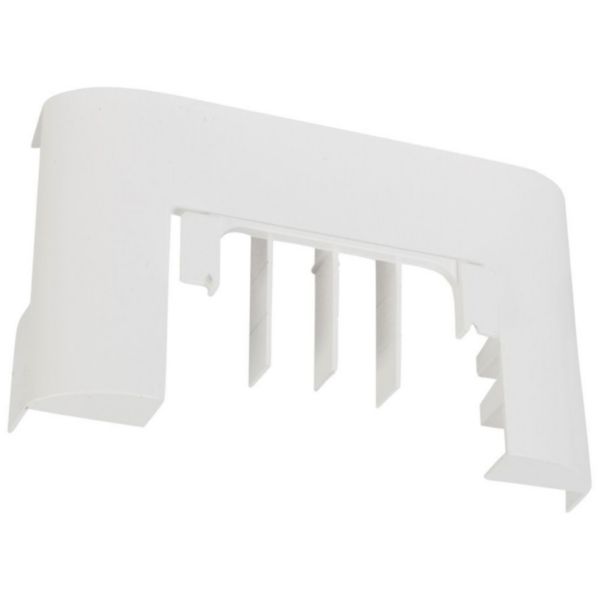 Dérivation vers passage de sol pour moulure DLPlus 60x20mm ou 75x20mm - blanc