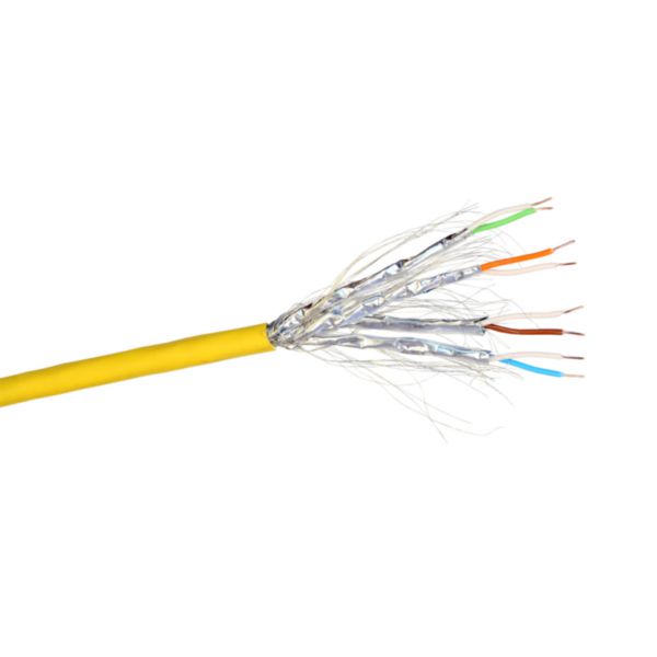 Câble pour réseaux locaux LCS³ catégorie 7 S/FTP 4 paires torsadées Euroclasse Cca - longueur 500m