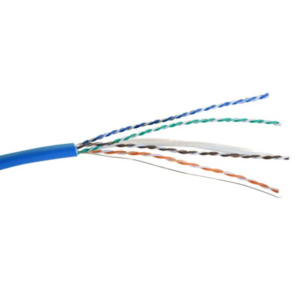 Câble Grade 2 pour réseau multimédia 4 paires torsadées F/UTP avec gaine LSOH 100ohms - longueur 305m