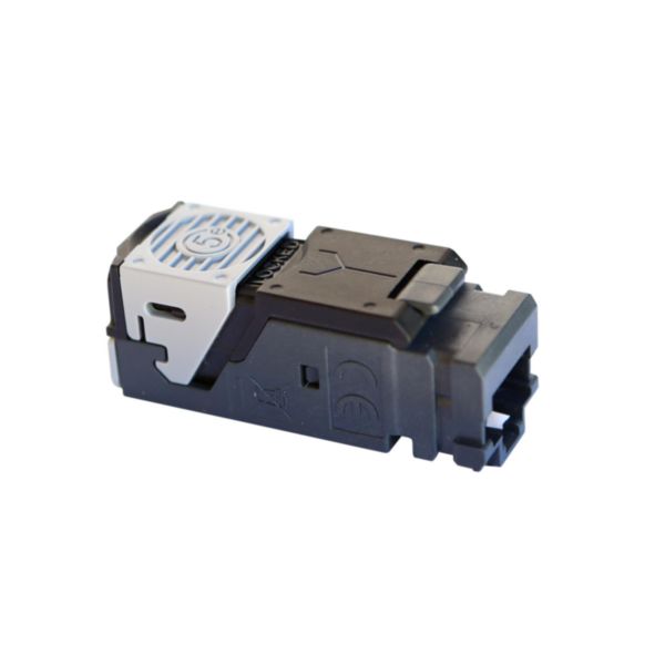 Lot de 6 connecteurs RJ45 haute densité catégorie 5e UTP LCS³ pour panneau de brassage droit et en angle