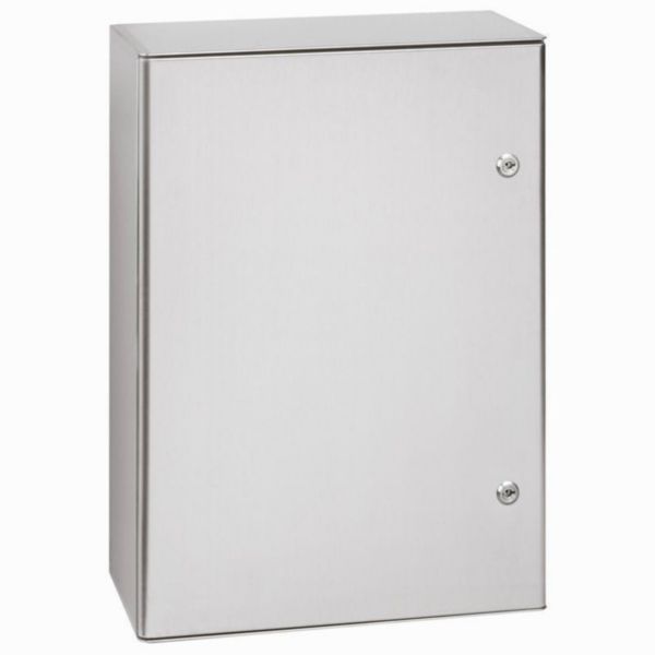 Coffret Atlantic inox 316L vertical avec 1 porte IP66 IK10 - 400x300x200mm