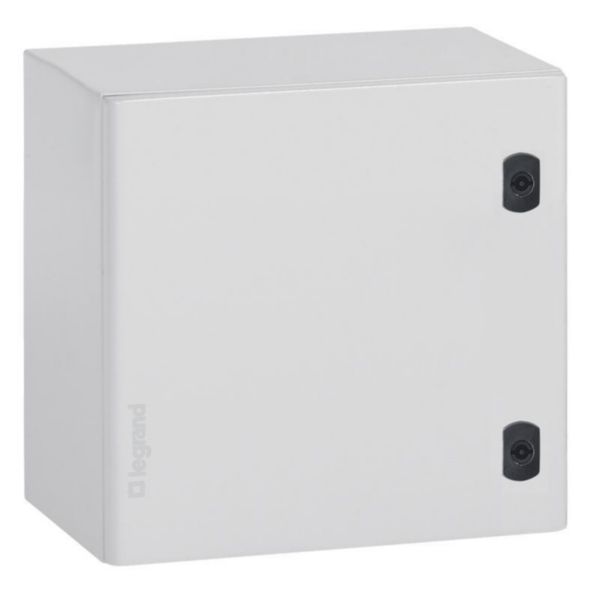 Coffret métal Atlantic associable - IP55 IK10 - RAL 7035 - 600x600x300 - carré