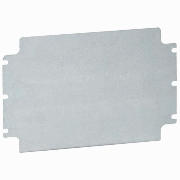Plaque pleine acier pour boîtier industriel métal Atlantic hauteur 150mm et largeur 150mm