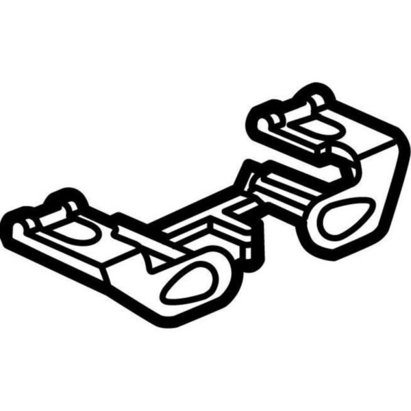 Jeu de 2 charnières pour boîtiers 130x130mm à 270x170mm et boîtes Plexo 130x130mm à 220x170mm