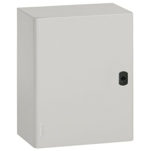 Coffret metal Atlantic version vertical 1 porte 1000x800x300mm et plaque