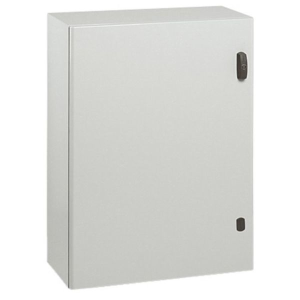Coffret metal Atlantic version vertical 1 porte 1000x800x400mm et plaque