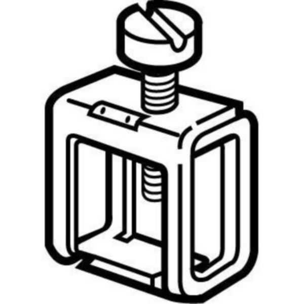 Connecteur 10mm² à 35mm² pour barre 12x4mm non percée réference 037349