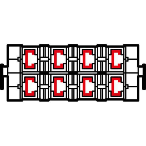 Kit de jumelage pour supports références 037366 et 037368 pour constituer des jeux de barres jusqu'à 3200A