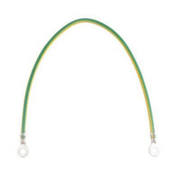 Conducteur de liaison équipotentielle section 6mm² longueur 350mm pour XL³400 et XL³160