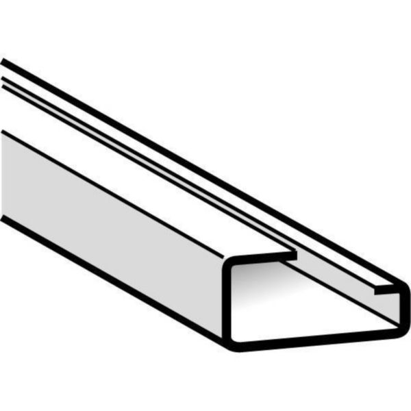 Rail DIN asymétrique à couper profondeur 7,5mm - longueur 2m