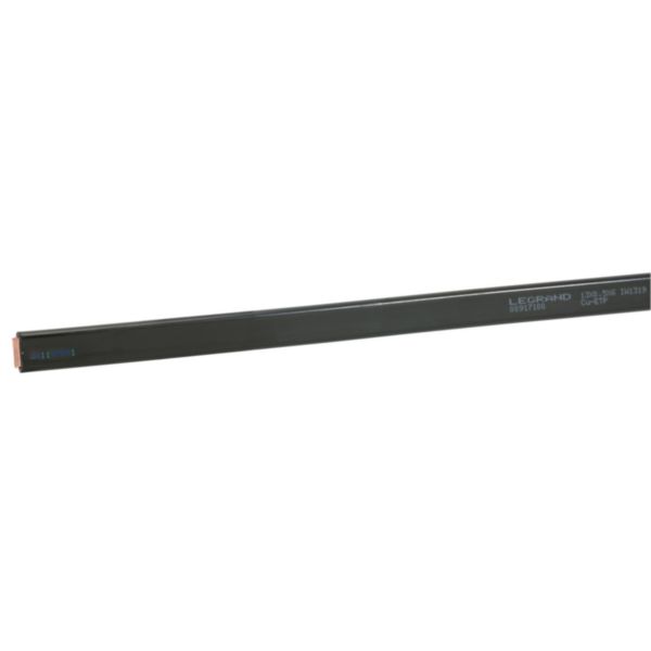 Barre cuivre souple section 20x5mm - 400A ou 250A admissibles - longueur 2m