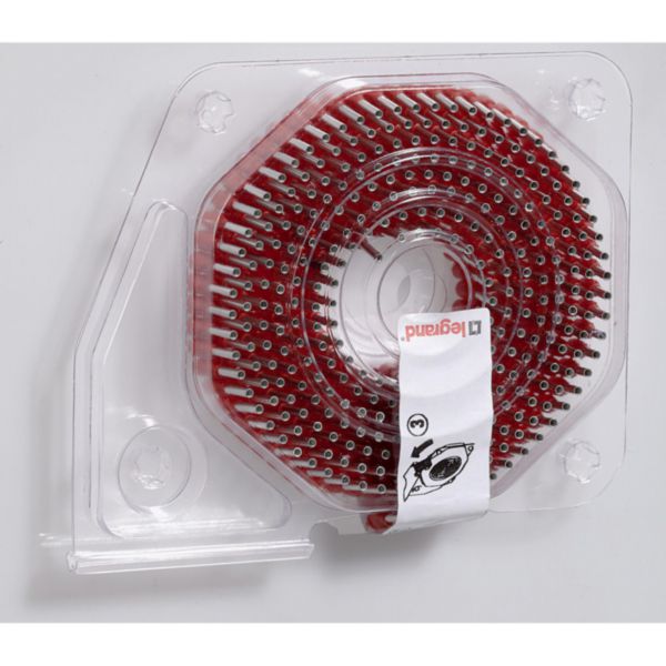 Embout de câblage à collerette isolante Starfix simple en rouleau pour conducteurs section 1mm² - rouge