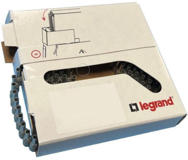 Embout de câblage à collerette isolante Starfix simple en rouleau pour conducteurs section 0,75mm² - bleu