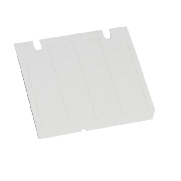 Repère vierge 15x27mm pour imprimante Logicab2 pour auxiliaire de commande et de signalisation