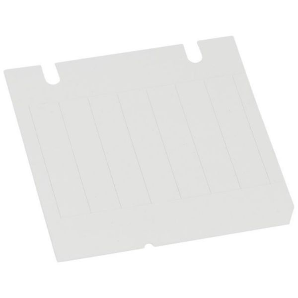 Repère vierge 70x15mm pour câbles pour imprimante Logicab2 à utiliser avec porte-repère référence 038717