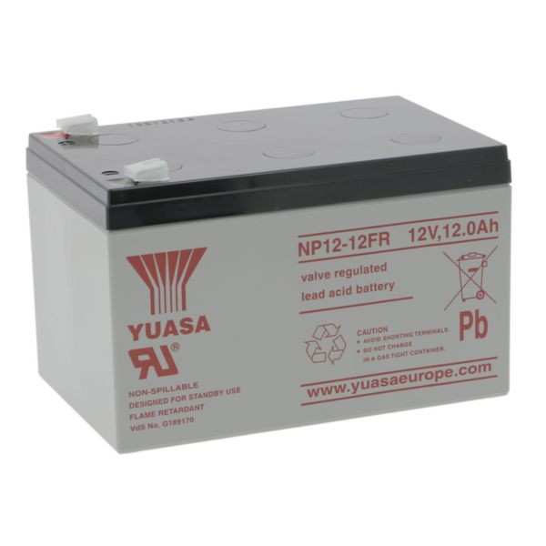 Batterie au plomb 12V 12Ah pour centralisateur de mise en sécurité incendie typeB