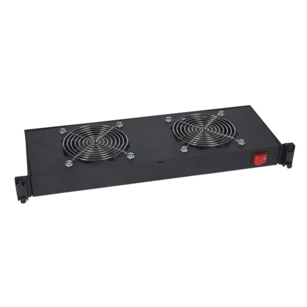 Tiroir avec 2 ventilateurs 230V~ 1U profondeur 150mm pour la gestion thermique des baies LCS³ 19pouces