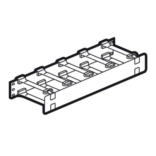 Panneau de gestion de cordons 19pouces 2U profondeur 172mm pour Racks 19pouces Haute Densité