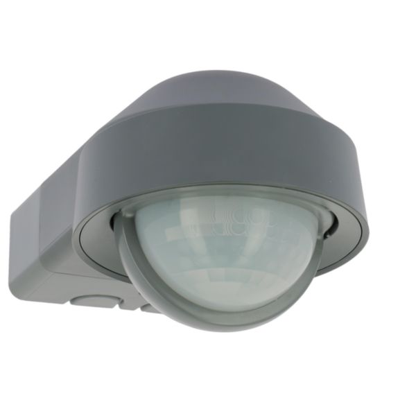 GREEN-I Détecteur extérieur graphite pour l'éclairage ON/OFF pour montage surface oriententable