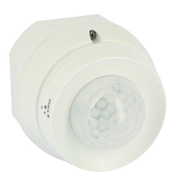 GREEN-I Détecteur extérieur blanc ON/OFF pour montage mural plafond