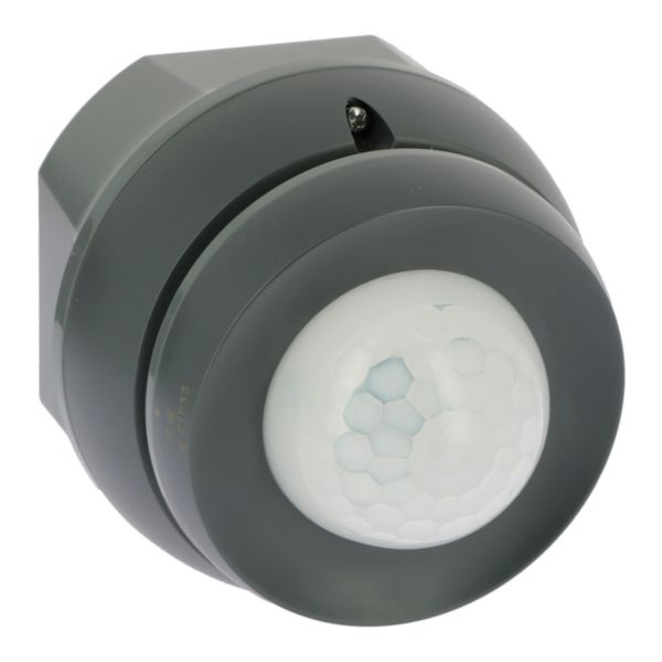 GREEN-I Détecteur extérieur graphite ON/OFF pour montage mural plafond