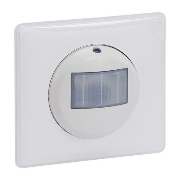 Détecteur de mouvement autonome ECO1 Céliane 2 fils sans Neutre 100W LED - complet avec plaque blanche