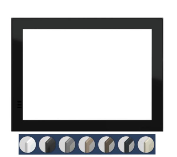Cadre de finition pour montage affleurant de commandes tactiles pour hôtel UX One et Ux Touch - configuré