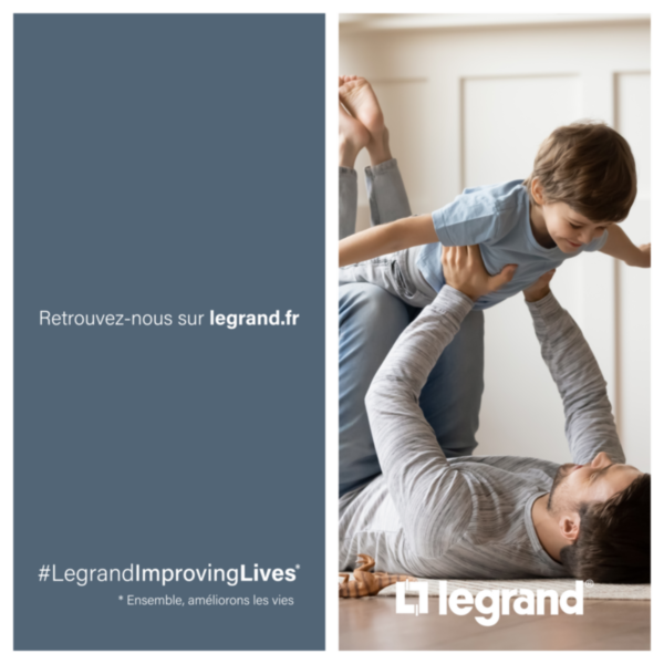 Thermostat tactile connecté Smarther with Netatmo pour gestion du chauffage - blanc montage en saillie