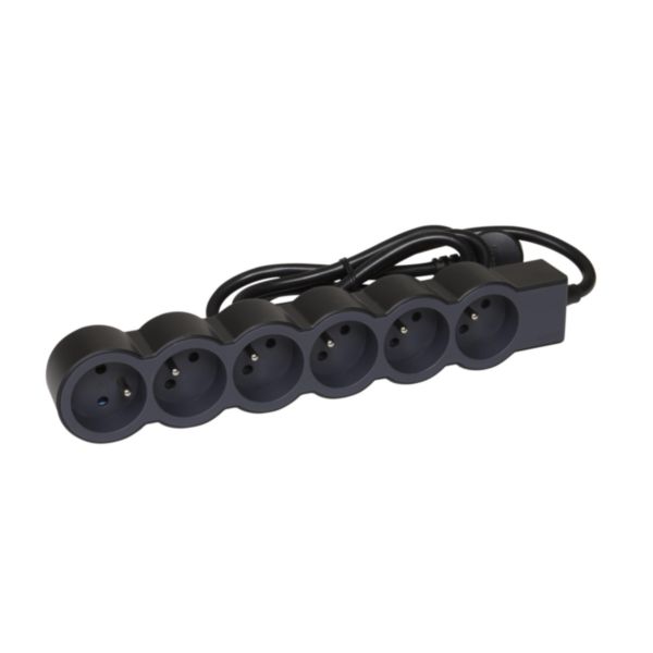 Rallonge multiprise extra-plate équipée de 6 prises 2P+T 16A 3680W avec cordon longueur 1,5m - noir et gris foncé - Page 5