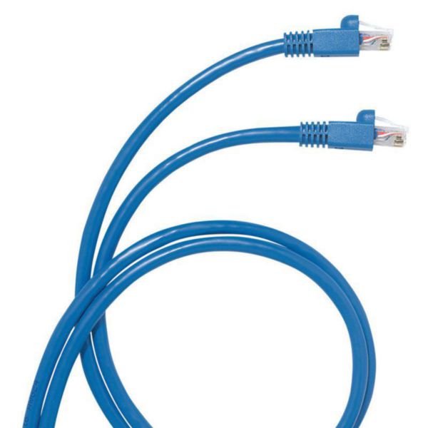 Cordon RJ45/RJ45 pour boîte de distribution de zone LCS² catégorie 6 U/UTP écranté impédance 100ohms - longueur 20m