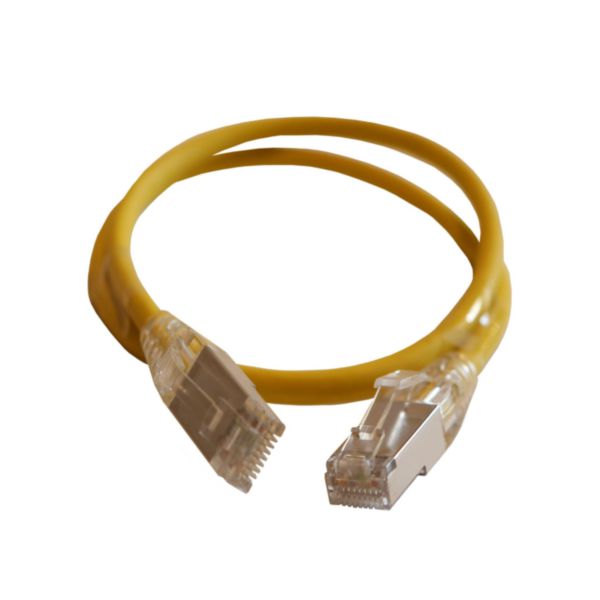 Cordon de brassage et utilisateurs RJ45 LCS³ catégorie 6A Haute Densité S/FTP blindé impédance 100ohms - 0,5m - LSOH