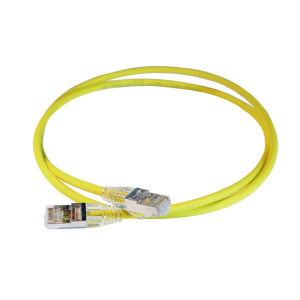 Cordon de brassage et utilisateurs RJ45 LCS³ catégorie 6A Haute Densité S/FTP blindé impédance 100ohms - 1m - LSOH