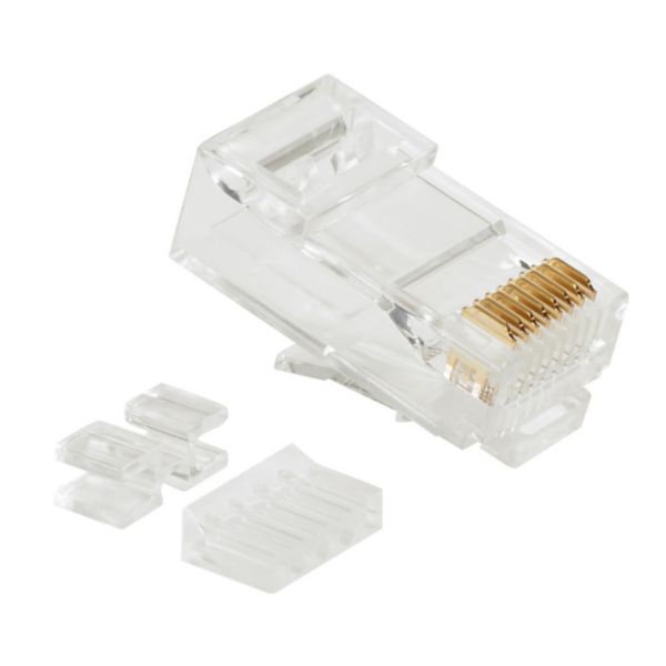 Fiche RJ45 catégorie 6 UTP à sertir pour câble rond