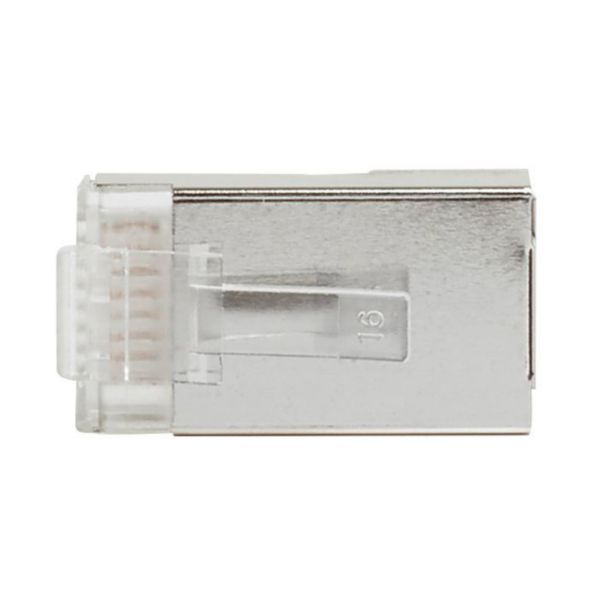 Fiche RJ45 catégorie 6 FTP à sertir pour câble rond