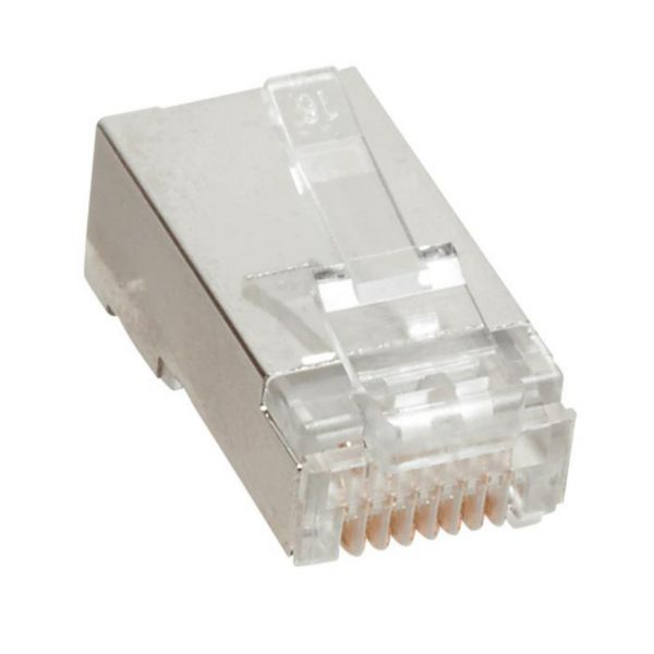 051711 Fiche RJ45 catégorie 6 FTP à sertir pour câble rond - professionnel