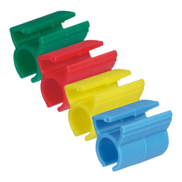 Kit de 200 bagues couleurs clipsables pour repérage des cordons RJ45 LCS³