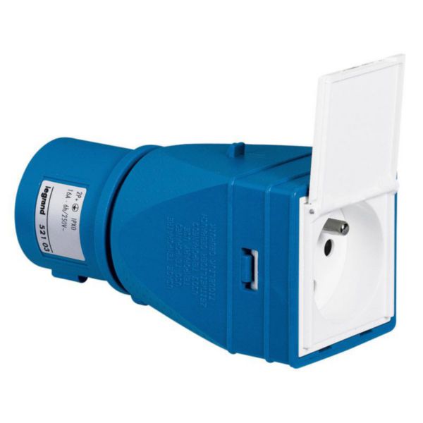 Adaptateur industriel et domestique 2P+T avec volet livré monté - Page 4