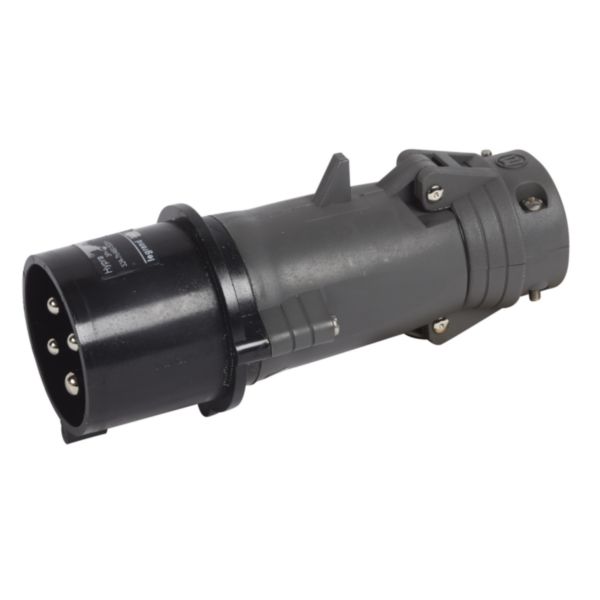 Fiche droite hypra 3P+T 32a 480/500v plastique IP44
