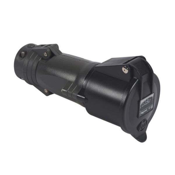Prise mobile hypra 3P+T 32a 500v plastique IP44