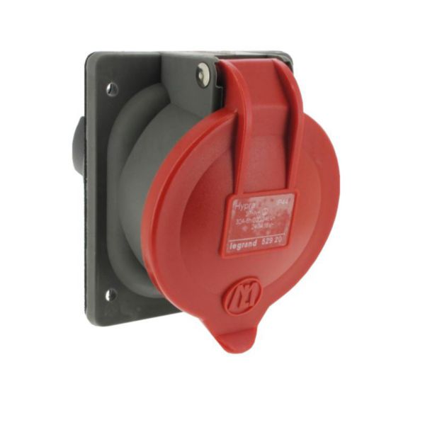 Prise à entraxes unifiés fixe Hypra IP44 32A - 380V~ à 415V~ - 3P+N+T - plastique - Page 2