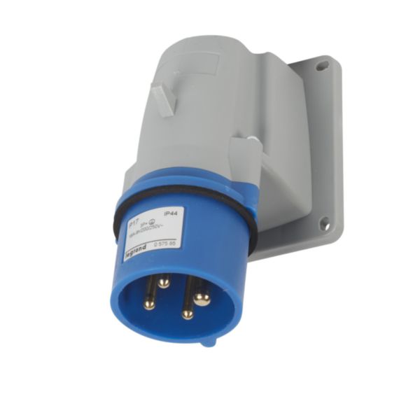 Socle de connecteur saillie P17 3P+T 16A 230V