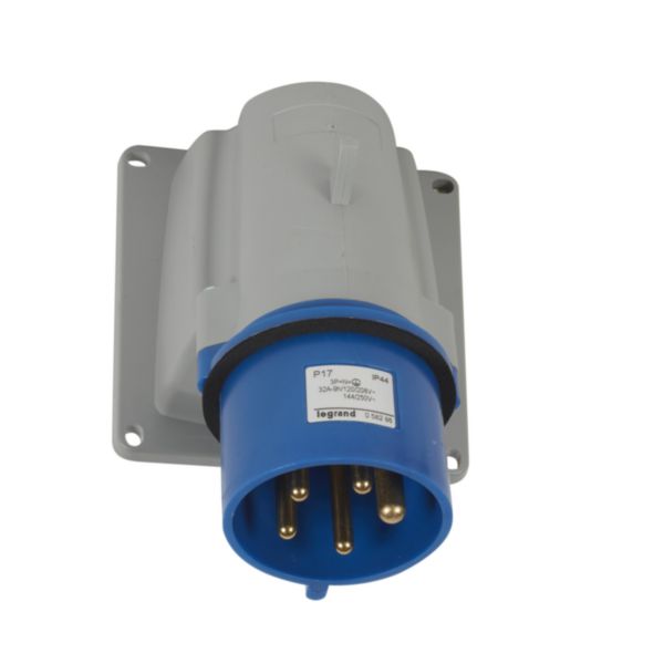 Socle de connecteur saillie P17 3P+N+T 32A 230V