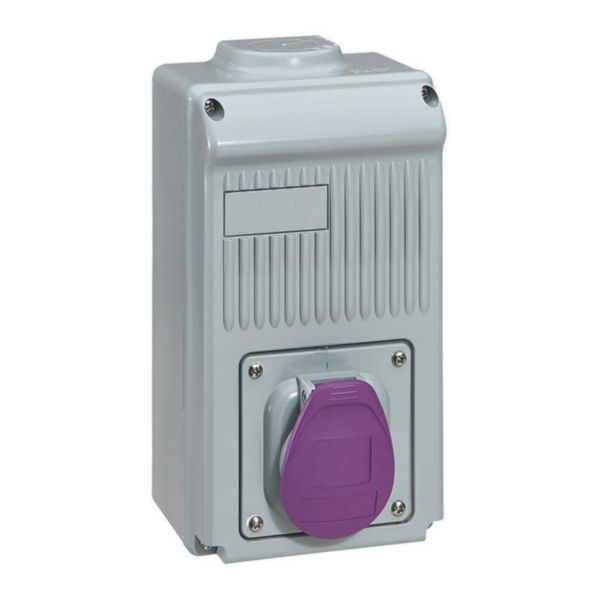 Coffret P17 IP44 avec transformateur de sécurité et 1 prise 16A 2P - 20V~ à 25V~ - 150VA