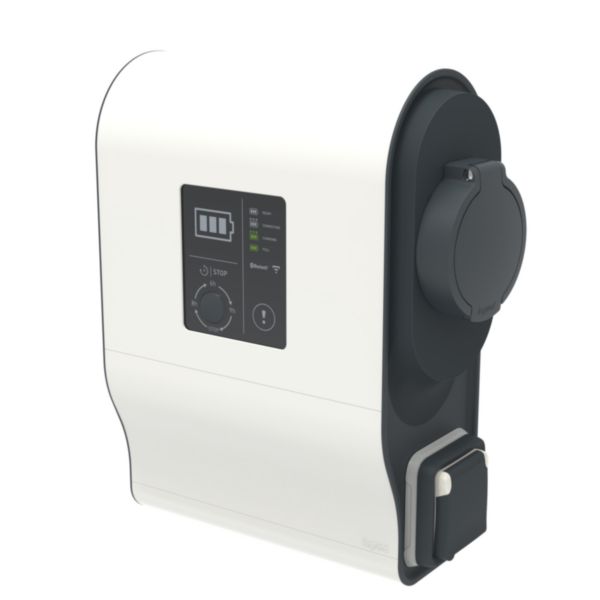Borne monophasée plastique Green'up Premium - Modes 2-3 - 3,7/4,6kW - 1 port
