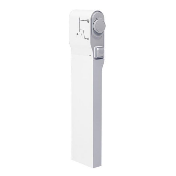 Borne plastique green'up mono 3,7/4,6 kw - mode 2 et 3 -fixation pied métallique