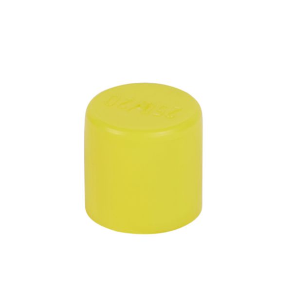 Bouchon jaune pour conduits Ø20mm