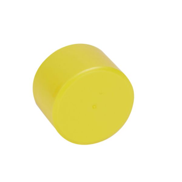 Bouchon jaune pour conduits Ø40mm