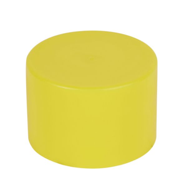 Bouchon jaune pour conduits Ø50mm