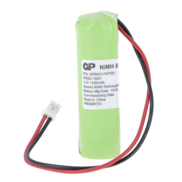 Batterie Ni-Mh 1,2V 1,1 Ah pour maintenance BAES Adressable et SATI Connecté
