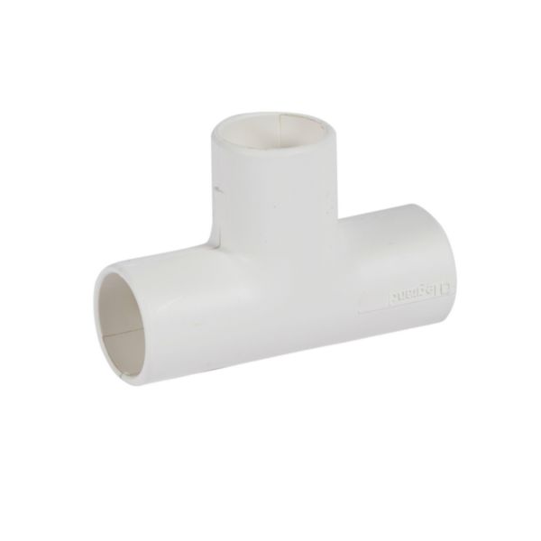 Té IP40 Ø25mm - blanc RAL9010 antimicrobien